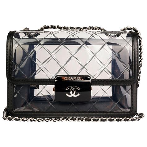 clear chanel handbag.